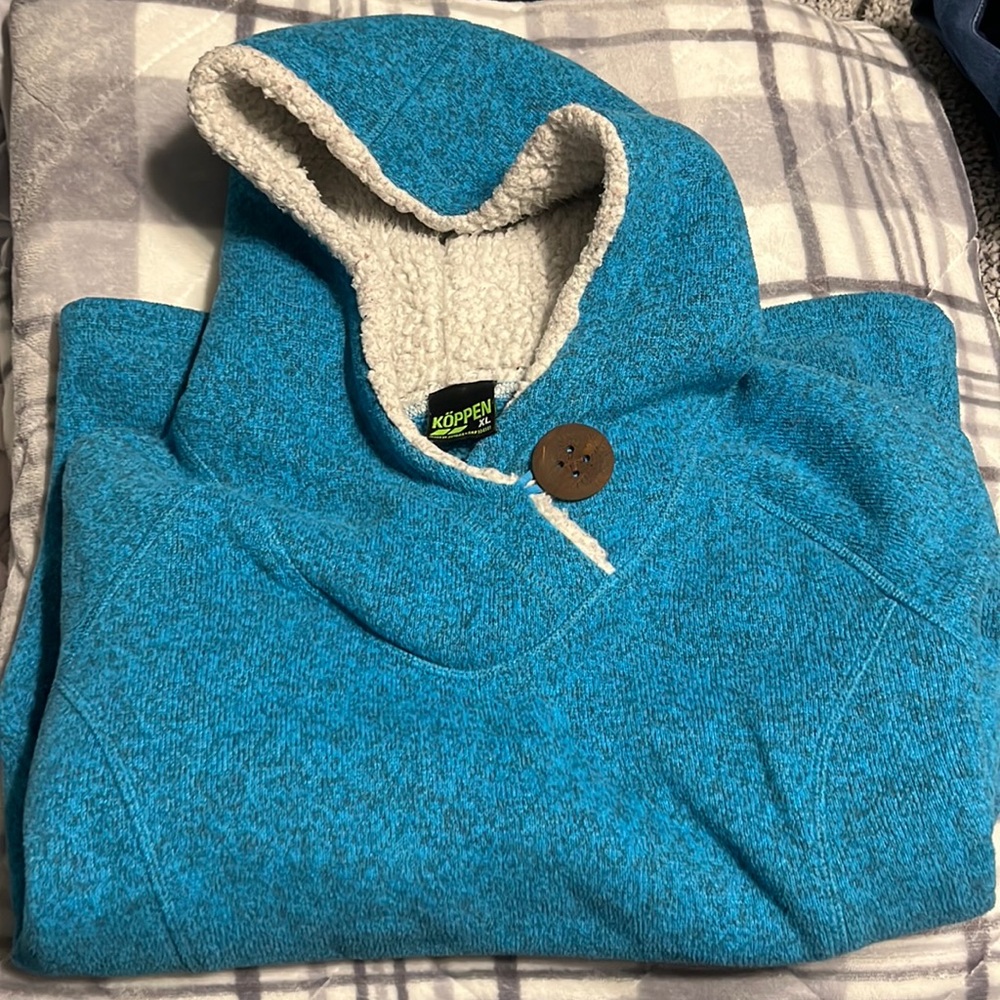 Koppen fleece lined hoodie XL